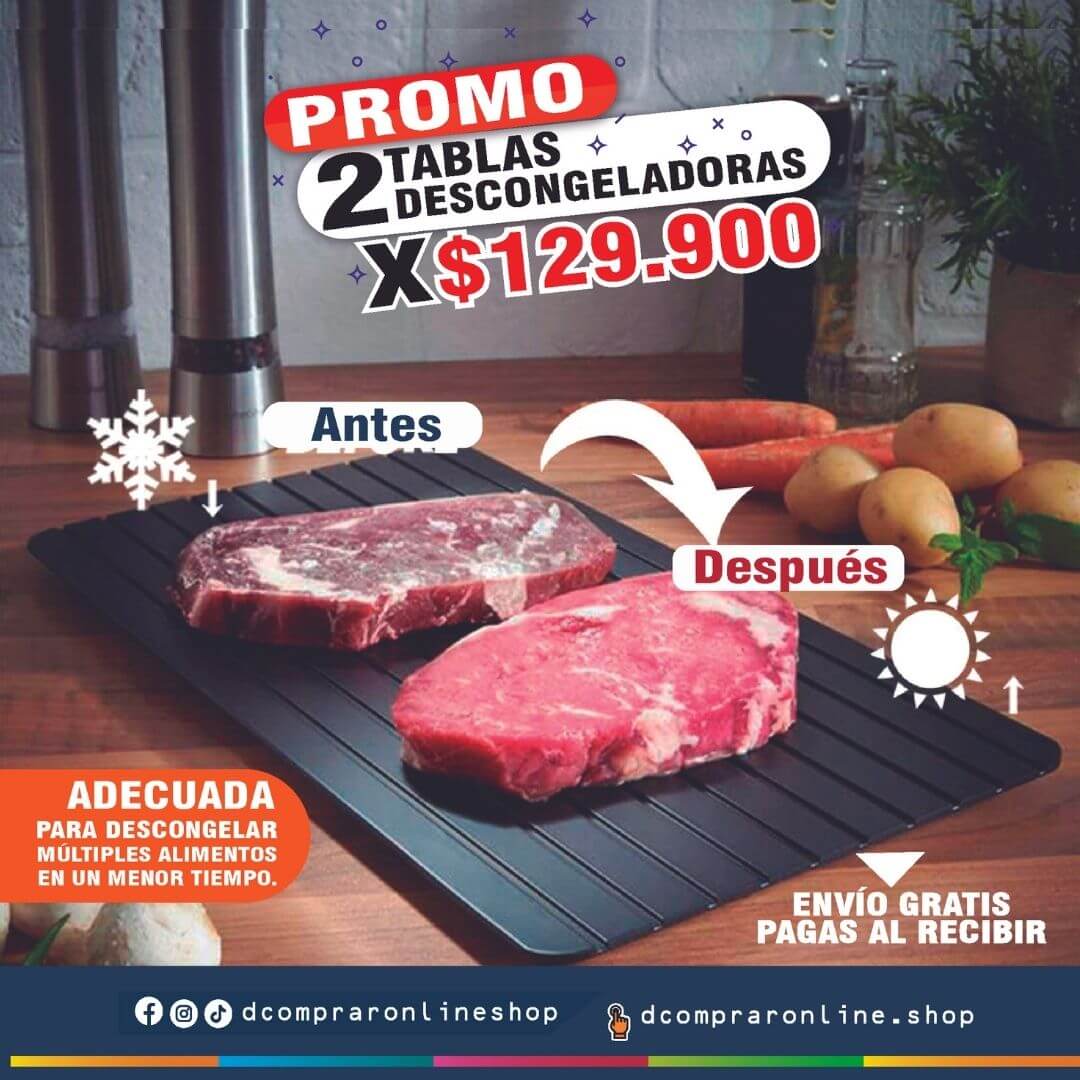 ✅  TABLA DESCONGELADORA DE CARNE + ENVÍO GRATIS